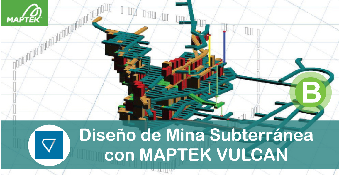 Diseño De Mina Subterránea Con MAPTEK VULCAN.